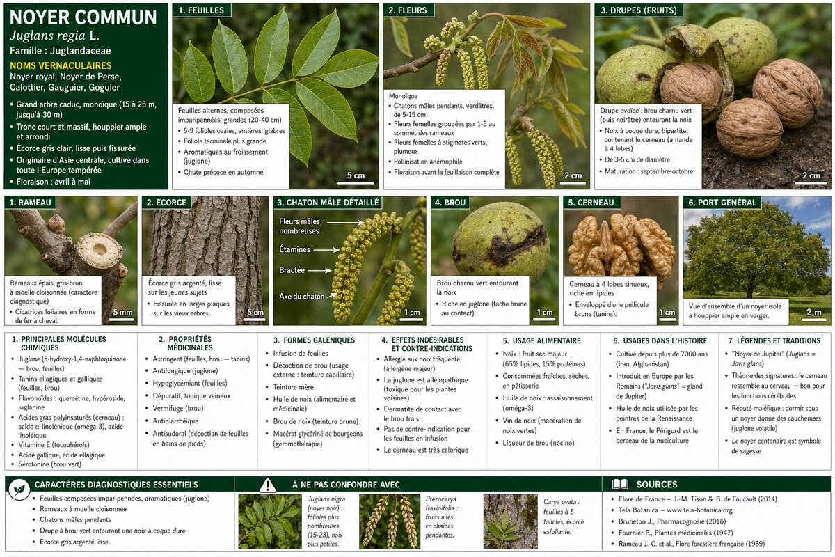 NOYER COMMUN - Juglans regia