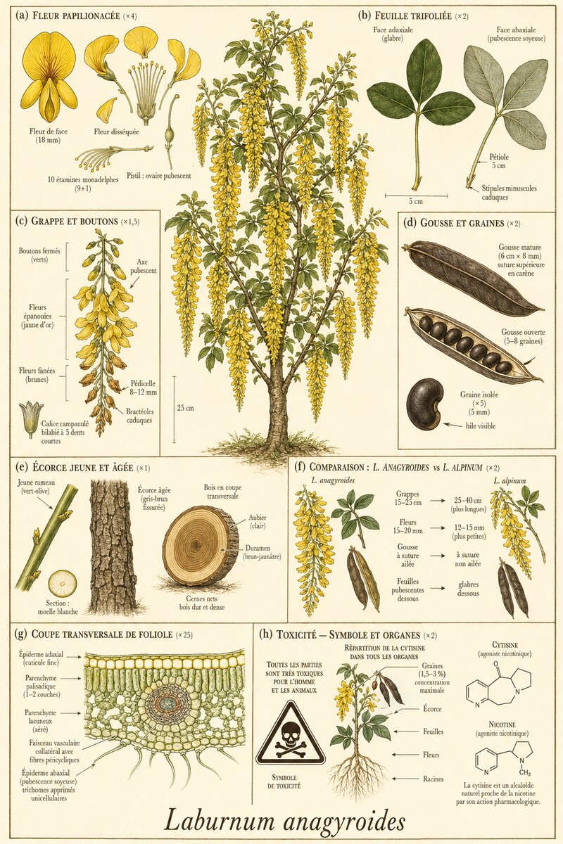 Planche botanique Cytise
