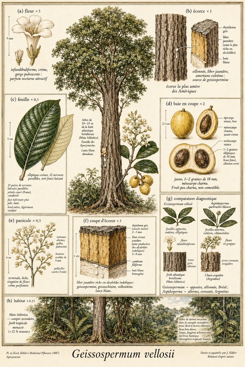 Planche botanique Pau pereira
