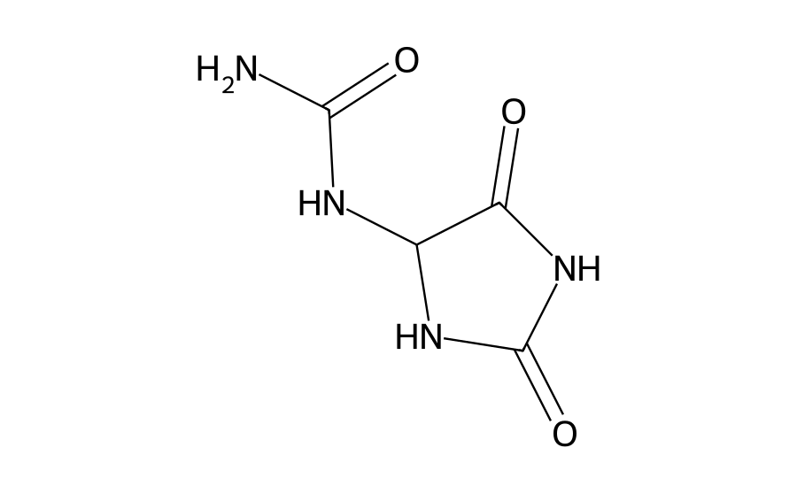Formule développée : Allantoïne
