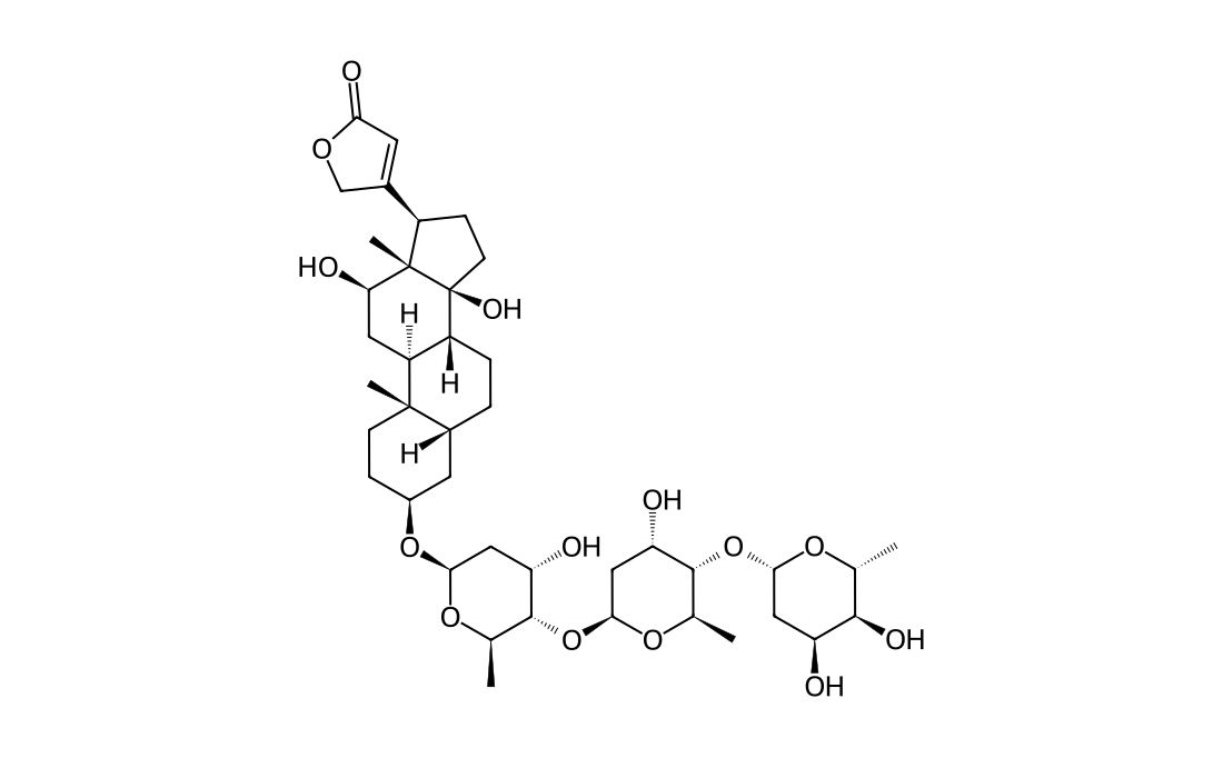 Formule développée : Digoxine
