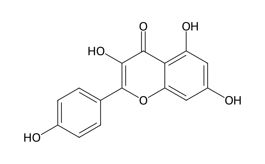 Formule développée : Kaempférol