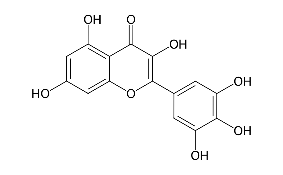 Formule développée : Myricétine