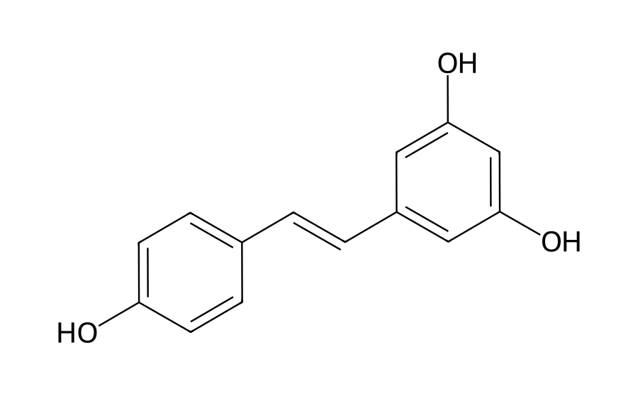 Formule développée : Resvératrol