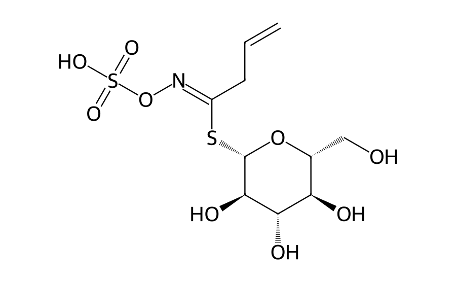 Formule développée : Sinigrine